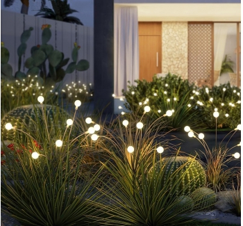 太阳能户外灯萤火虫灯花园灯草坪灯庭院氛围灯动物灯地插灯景观灯