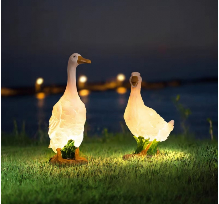 太阳能庭院灯花园草坪灯户外动物灯防水别墅鸭鸭灯室外发光景观灯